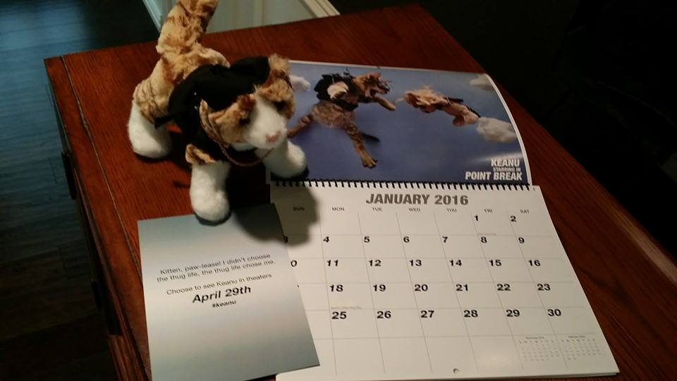 Keanu calendar 2